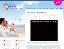 Tablet Screenshot of kite-o-mail.com